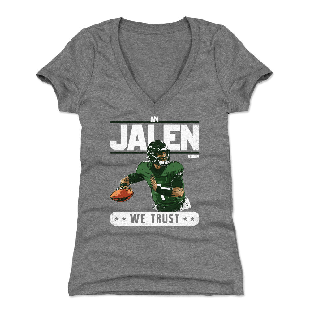 Jalen Hurts Women's V-Neck T-Shirt | 500 LEVEL