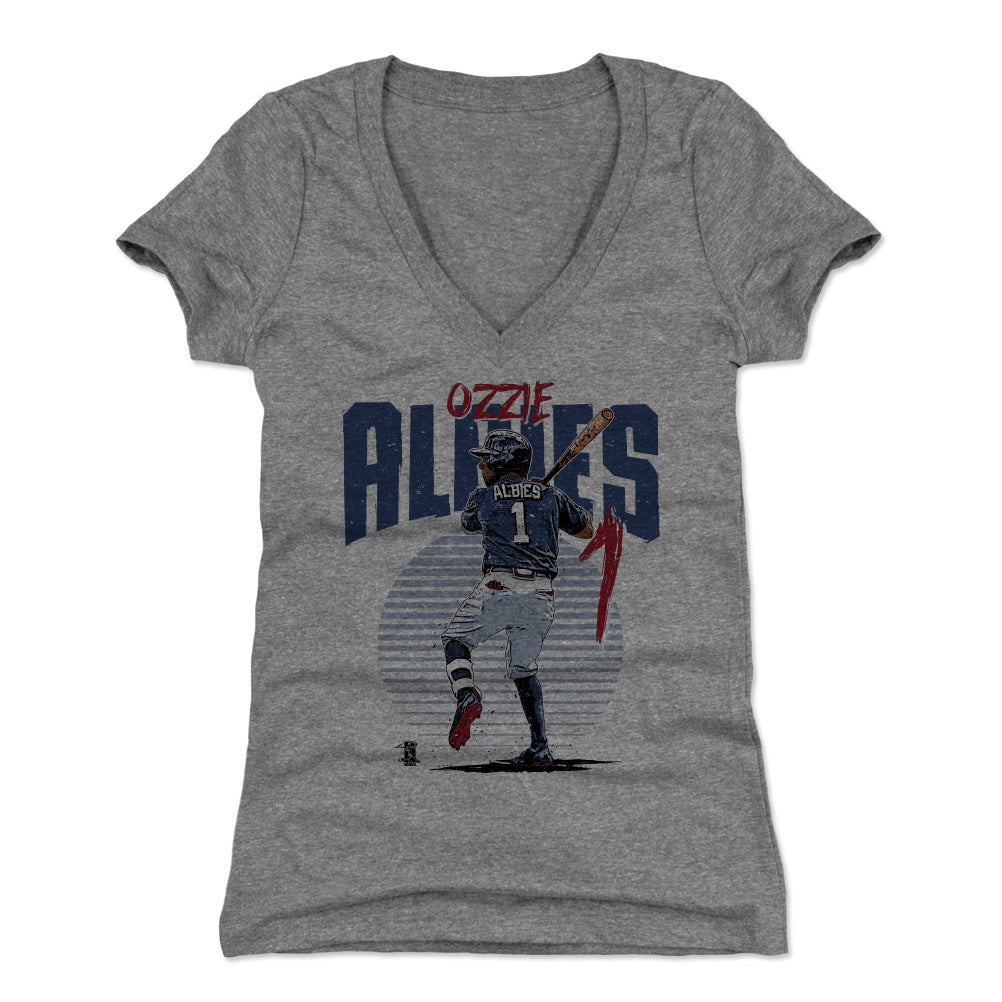 Ozzie Albies Women's V-Neck T-Shirt | 500 LEVEL