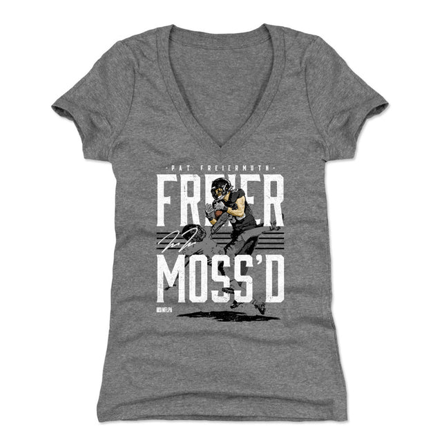 Pat Freiermuth Women's V-Neck T-Shirt | 500 LEVEL