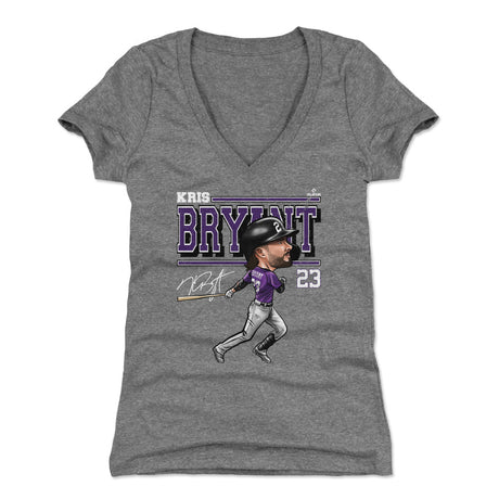 Kris Bryant Women's V-Neck T-Shirt | 500 LEVEL