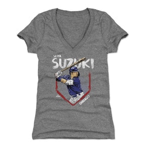 Seiya Suzuki Women's V-Neck T-Shirt | 500 LEVEL