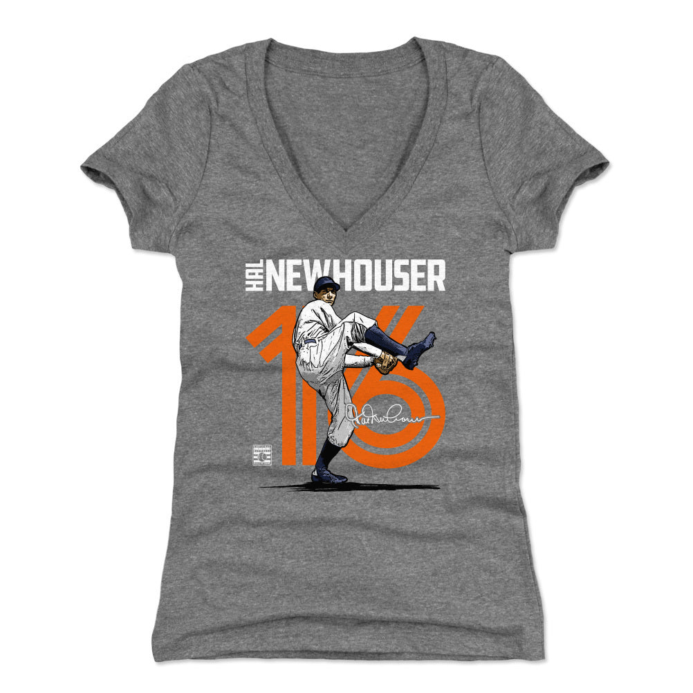 Hal Newhouser Women's V-Neck T-Shirt | 500 LEVEL