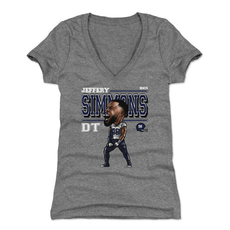 Jeffery Simmons Women's V-Neck T-Shirt | 500 LEVEL