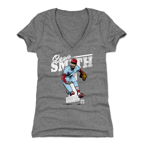 Ozzie Smith Women's V-Neck T-Shirt | 500 LEVEL