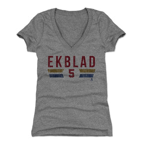 Aaron Ekblad Women's V-Neck T-Shirt | 500 LEVEL