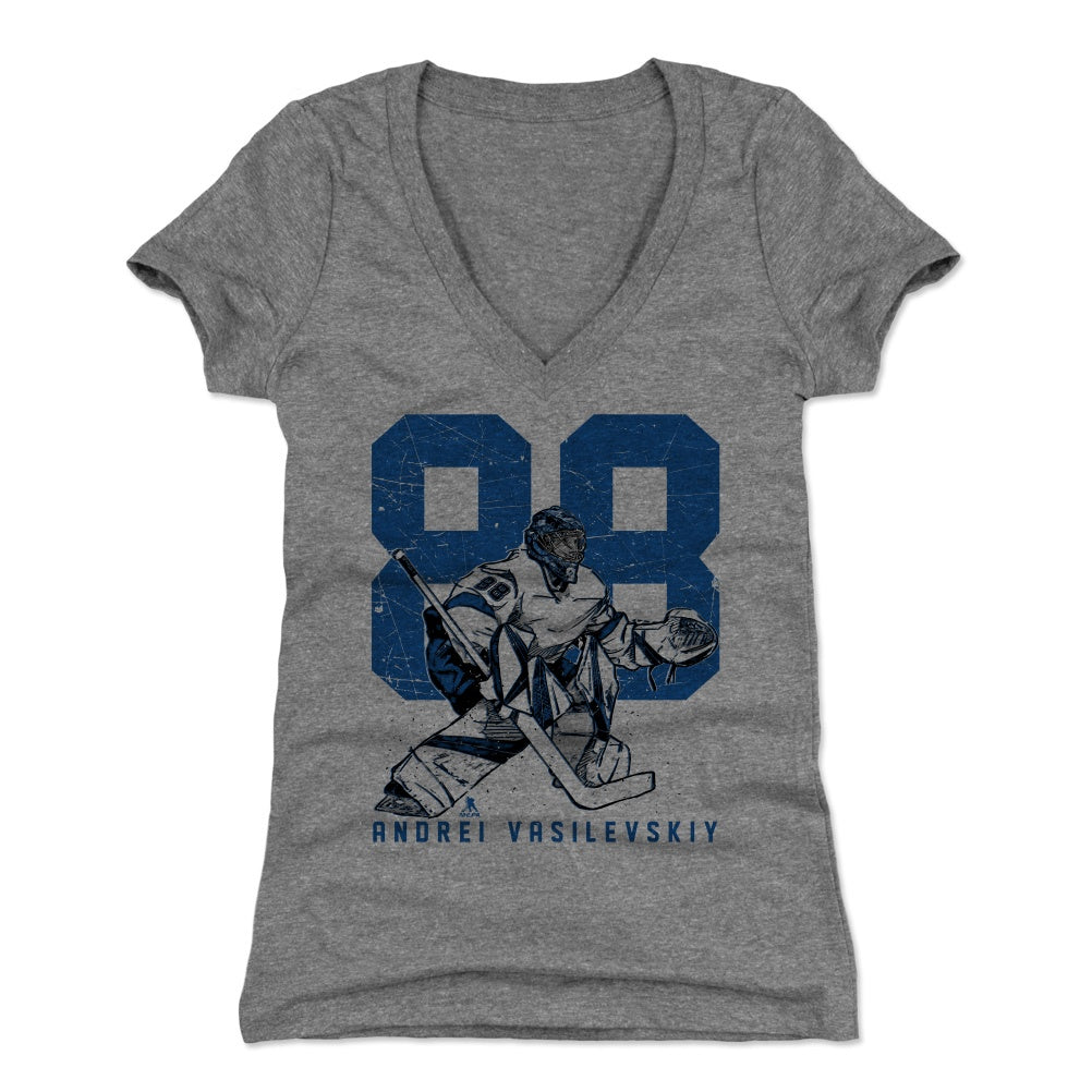 Andrei Vasilevskiy Women's V-Neck T-Shirt | 500 LEVEL