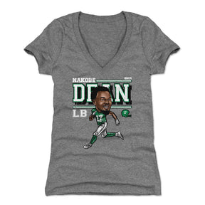Nakobe Dean Women's V-Neck T-Shirt | 500 LEVEL