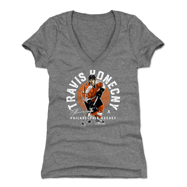 Travis Konecny Women's V-Neck T-Shirt | 500 LEVEL