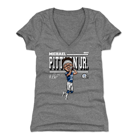 Michael Pittman Jr. Women's V-Neck T-Shirt | 500 LEVEL