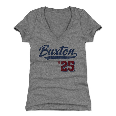 Byron Buxton Women's V-Neck T-Shirt | 500 LEVEL