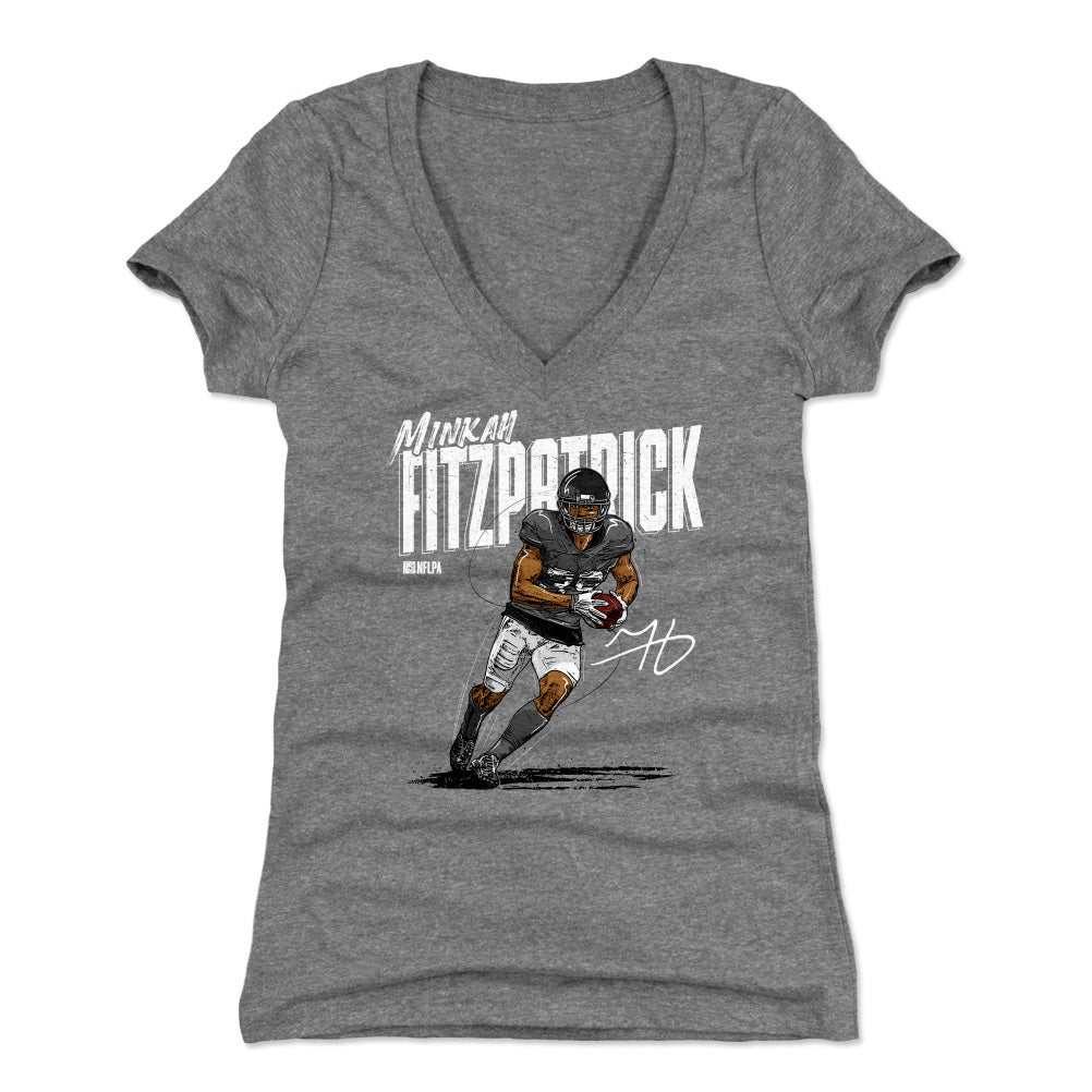 Minkah Fitzpatrick Women&#39;s V-Neck T-Shirt | 500 LEVEL