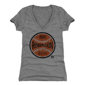 Brooks Robinson Women's V-Neck T-Shirt | 500 LEVEL