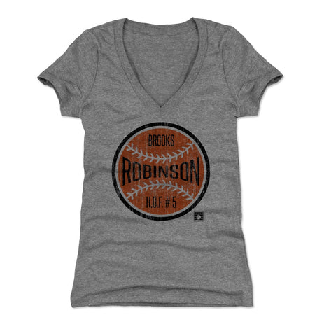 Brooks Robinson Women's V-Neck T-Shirt | 500 LEVEL