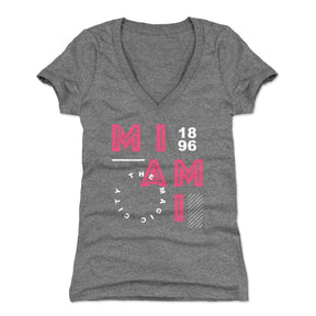 Miami Women's V-Neck T-Shirt | 500 LEVEL