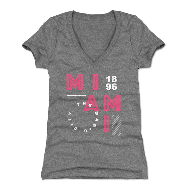 Miami Women's V-Neck T-Shirt | 500 LEVEL
