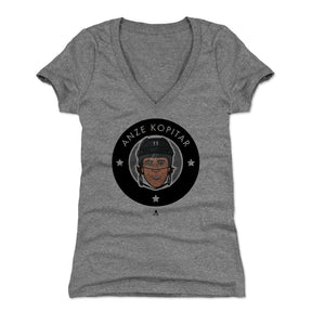 Anze Kopitar Women's V-Neck T-Shirt | 500 LEVEL