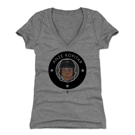 Anze Kopitar Women's V-Neck T-Shirt | 500 LEVEL