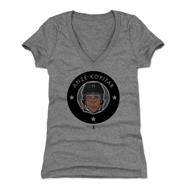 Anze Kopitar Women's V-Neck T-Shirt | 500 LEVEL