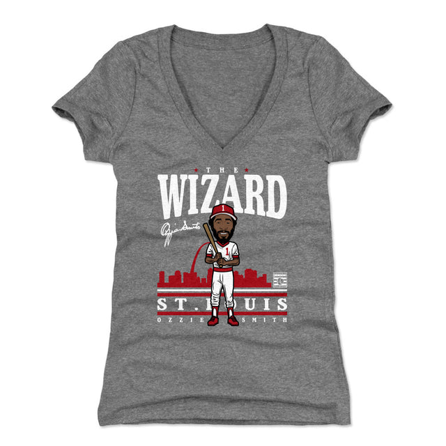Ozzie Smith Women's V-Neck T-Shirt | 500 LEVEL