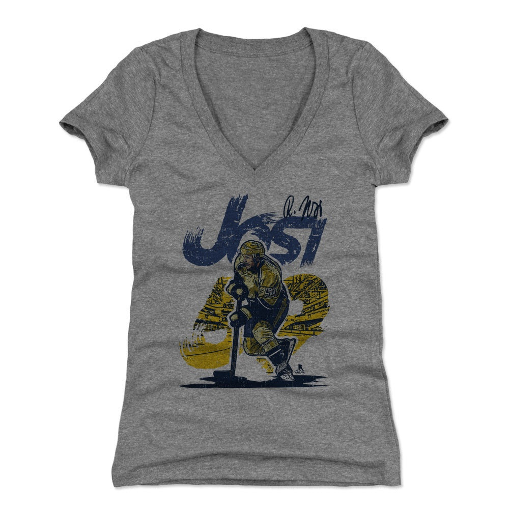 Roman Josi Women's V-Neck T-Shirt | 500 LEVEL