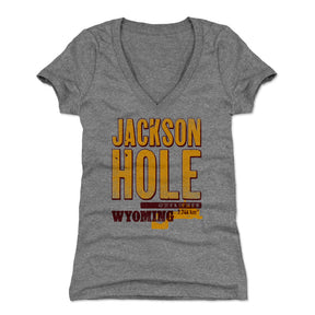 Jackson Hole Women's V-Neck T-Shirt | 500 LEVEL