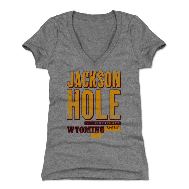 Jackson Hole Women's V-Neck T-Shirt | 500 LEVEL