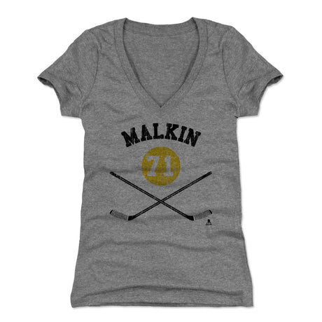 Evgeni Malkin Women's V-Neck T-Shirt | 500 LEVEL