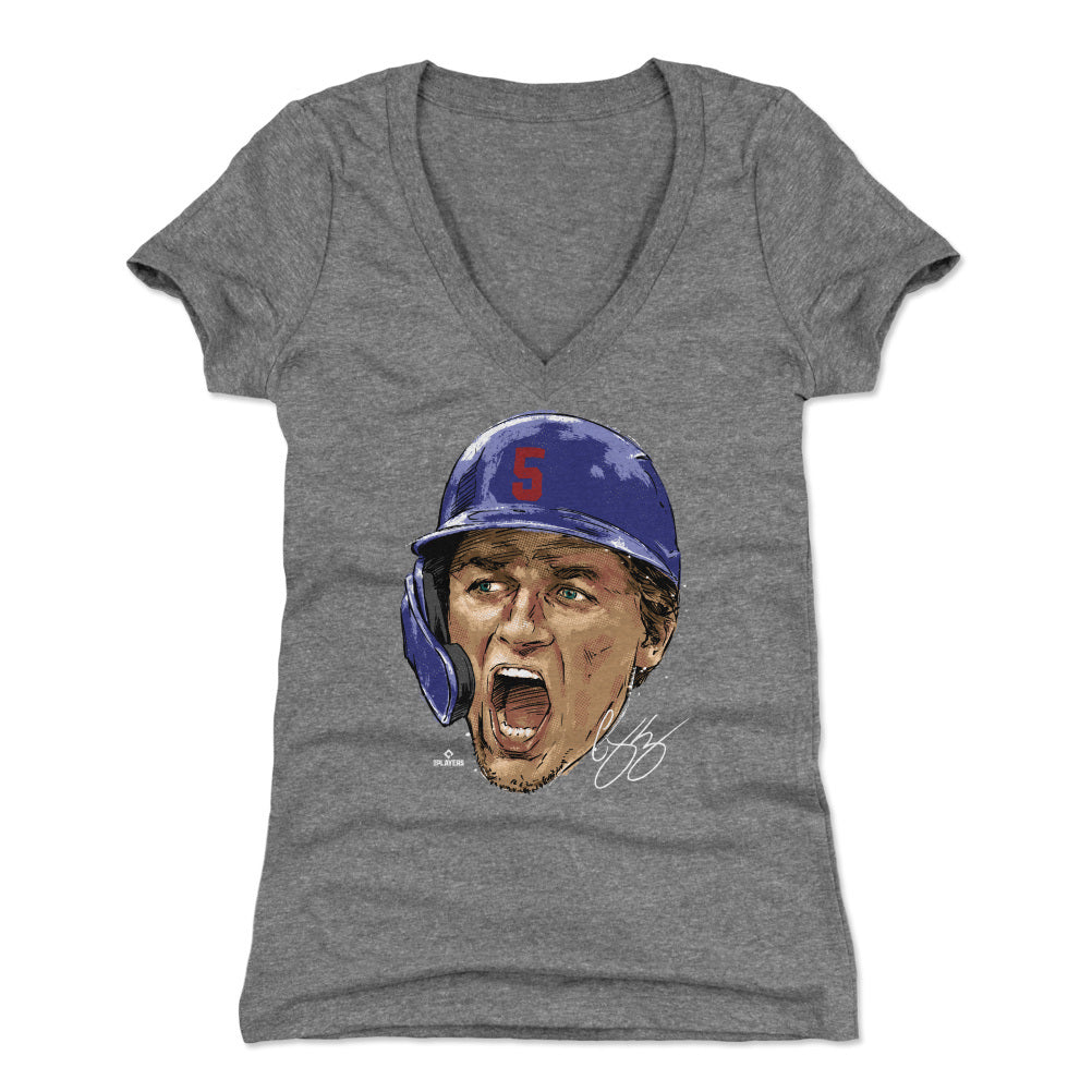 Corey Seager Women's V-Neck T-Shirt | 500 LEVEL