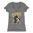 Jacques Plante Women's V-Neck T-Shirt | 500 LEVEL