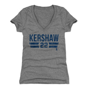 Clayton Kershaw Women's V-Neck T-Shirt | 500 LEVEL
