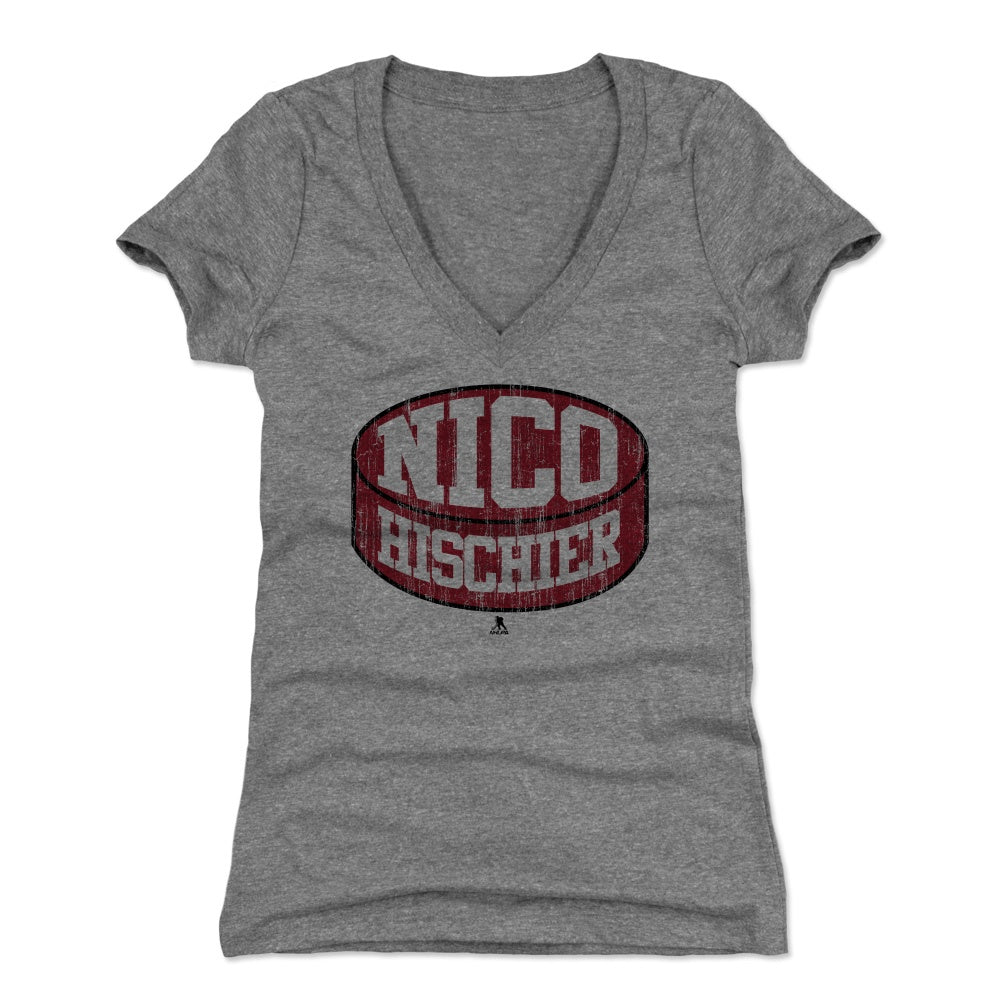 Nico Hischier Women's V-Neck T-Shirt | 500 LEVEL