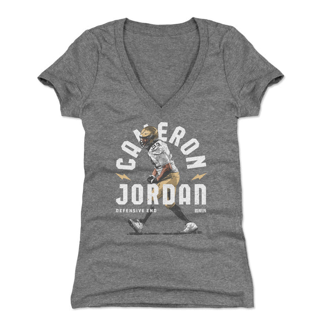 Cameron Jordan Women's V-Neck T-Shirt | 500 LEVEL