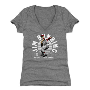 Jim Bunning Women's V-Neck T-Shirt | 500 LEVEL