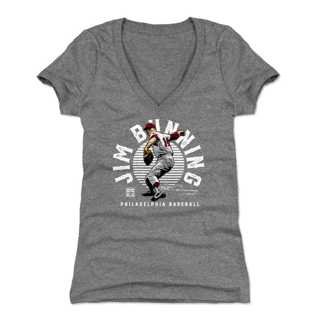 Jim Bunning Women's V-Neck T-Shirt | 500 LEVEL