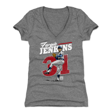Fergie Jenkins Women's V-Neck T-Shirt | 500 LEVEL