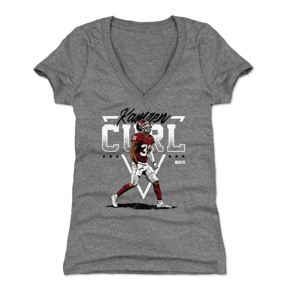 Kamren Curl Women&#39;s V-Neck T-Shirt | 500 LEVEL
