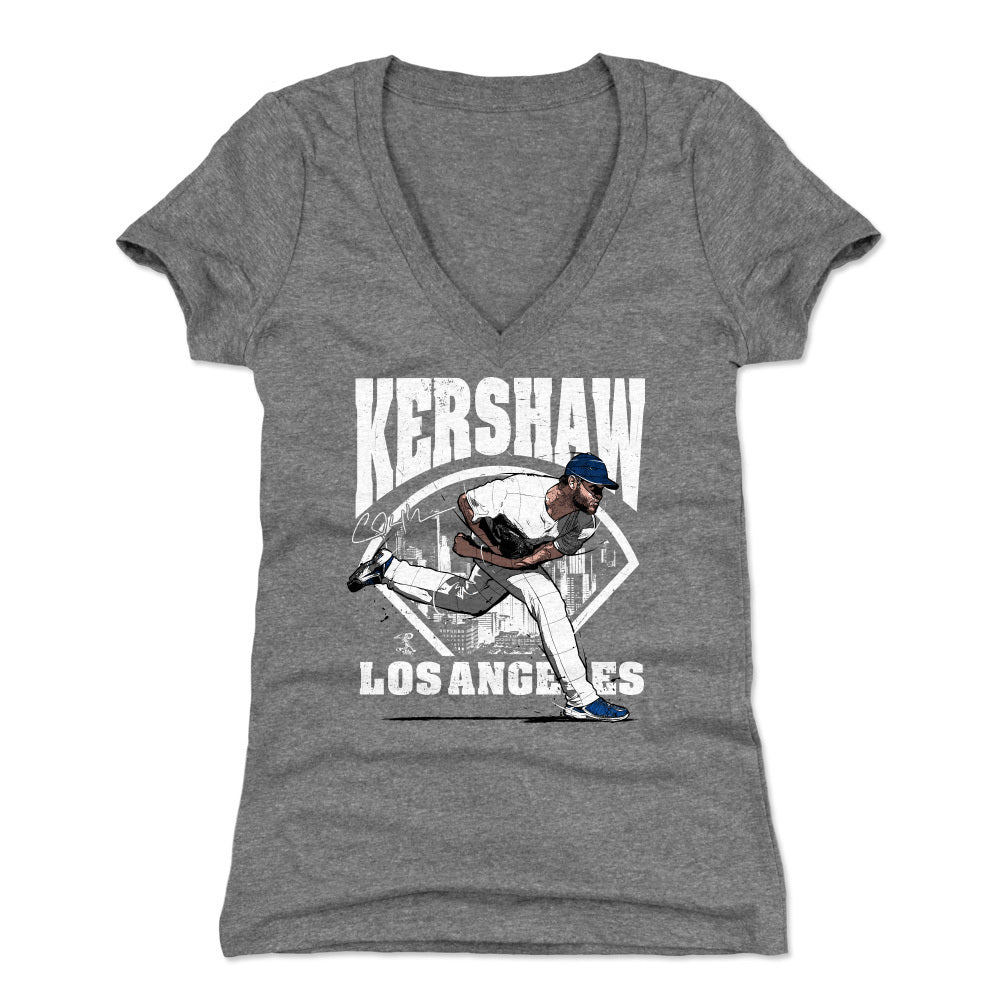 Clayton Kershaw Women's V-Neck T-Shirt | 500 LEVEL
