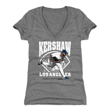 Clayton Kershaw Women's V-Neck T-Shirt | 500 LEVEL