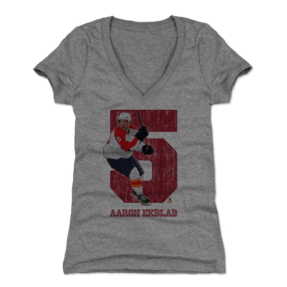 Aaron Ekblad Women's V-Neck T-Shirt | 500 LEVEL
