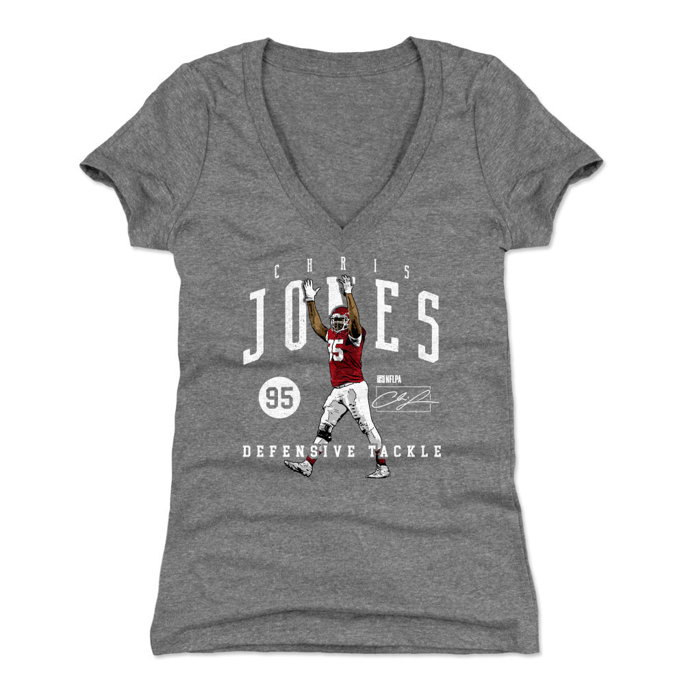 Chris Jones Women's V-Neck T-Shirt | 500 LEVEL