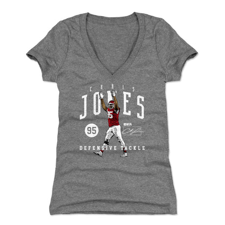 Chris Jones Women's V-Neck T-Shirt | 500 LEVEL