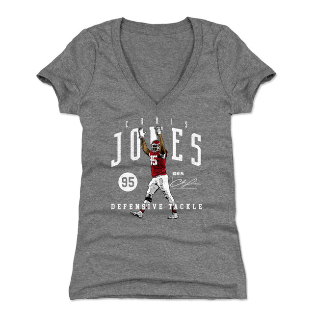 Chris Jones Women's V-Neck T-Shirt | 500 LEVEL