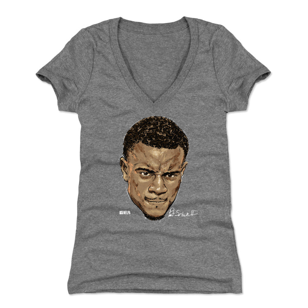Patrick Surtain II Women's V-Neck T-Shirt | 500 LEVEL