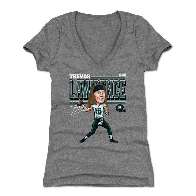 Trevor Lawrence Women's V-Neck T-Shirt | 500 LEVEL