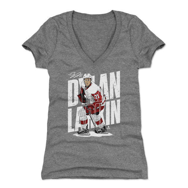 Dylan Larkin Women's V-Neck T-Shirt | 500 LEVEL