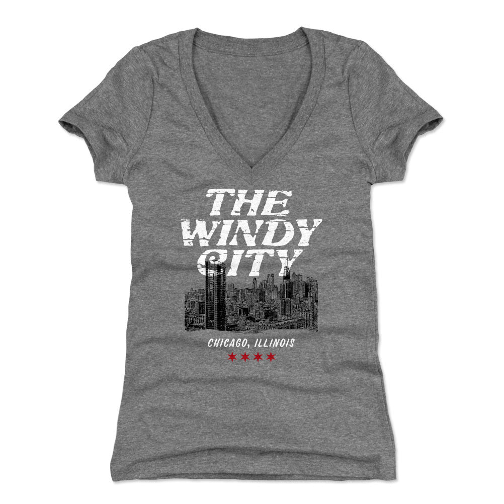 Chicago Women's V-Neck T-Shirt | 500 LEVEL