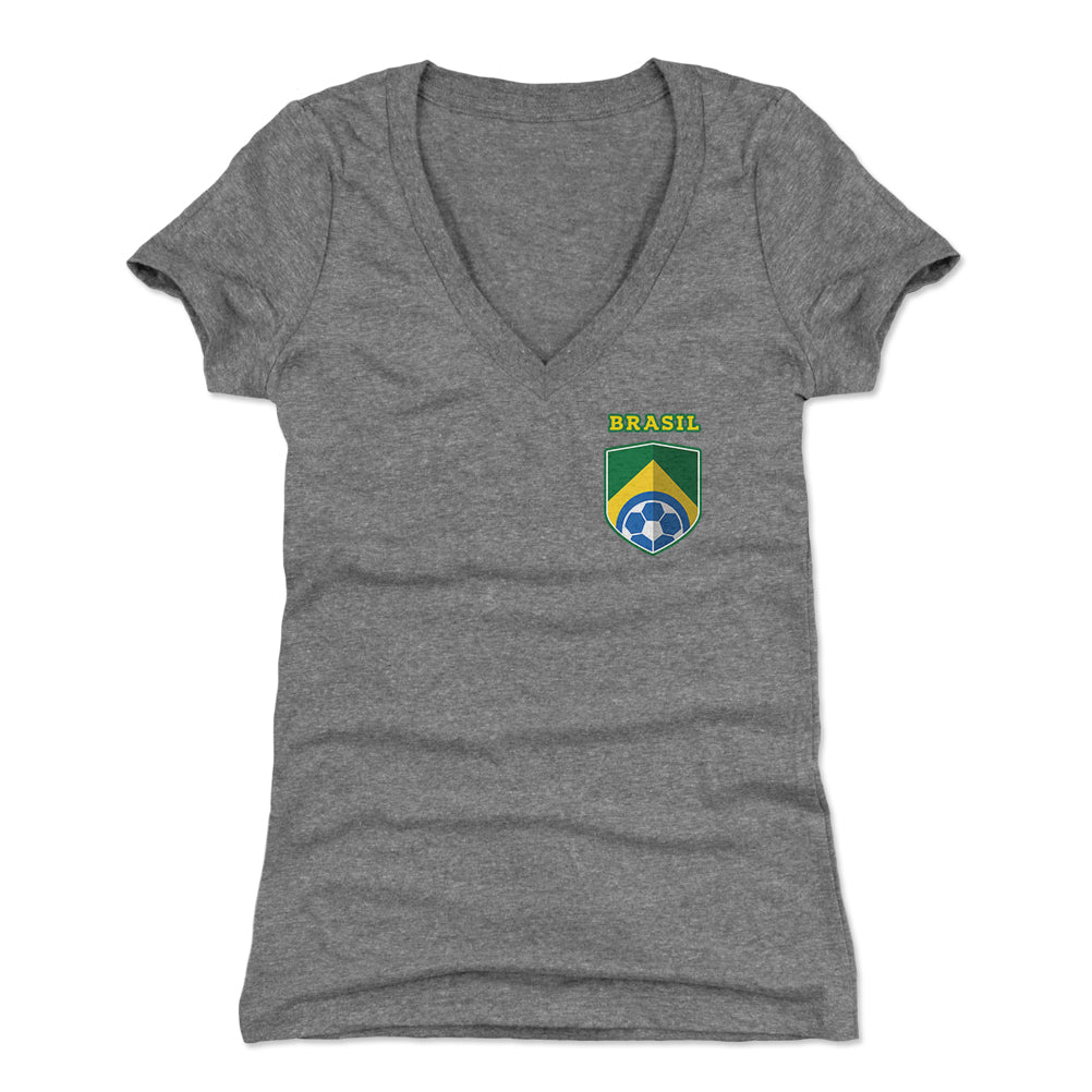 Brazil Women&#39;s V-Neck T-Shirt | 500 LEVEL