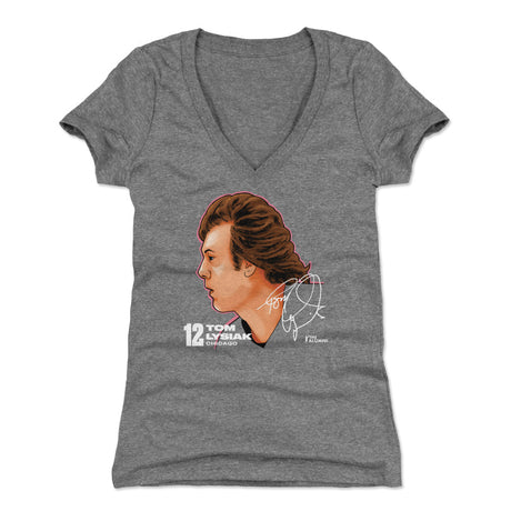 Tom Lysiak Women's V-Neck T-Shirt | 500 LEVEL