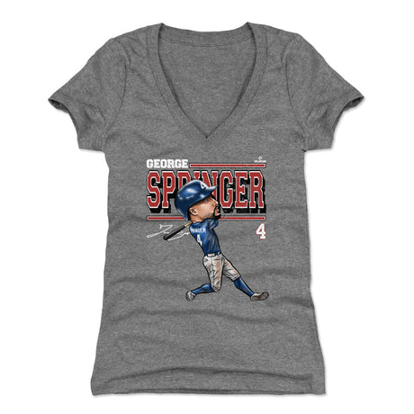George Springer Women's V-Neck T-Shirt | 500 LEVEL