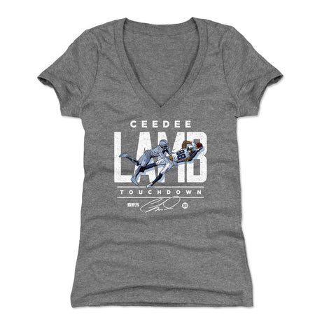 CeeDee Lamb Women's V-Neck T-Shirt | 500 LEVEL